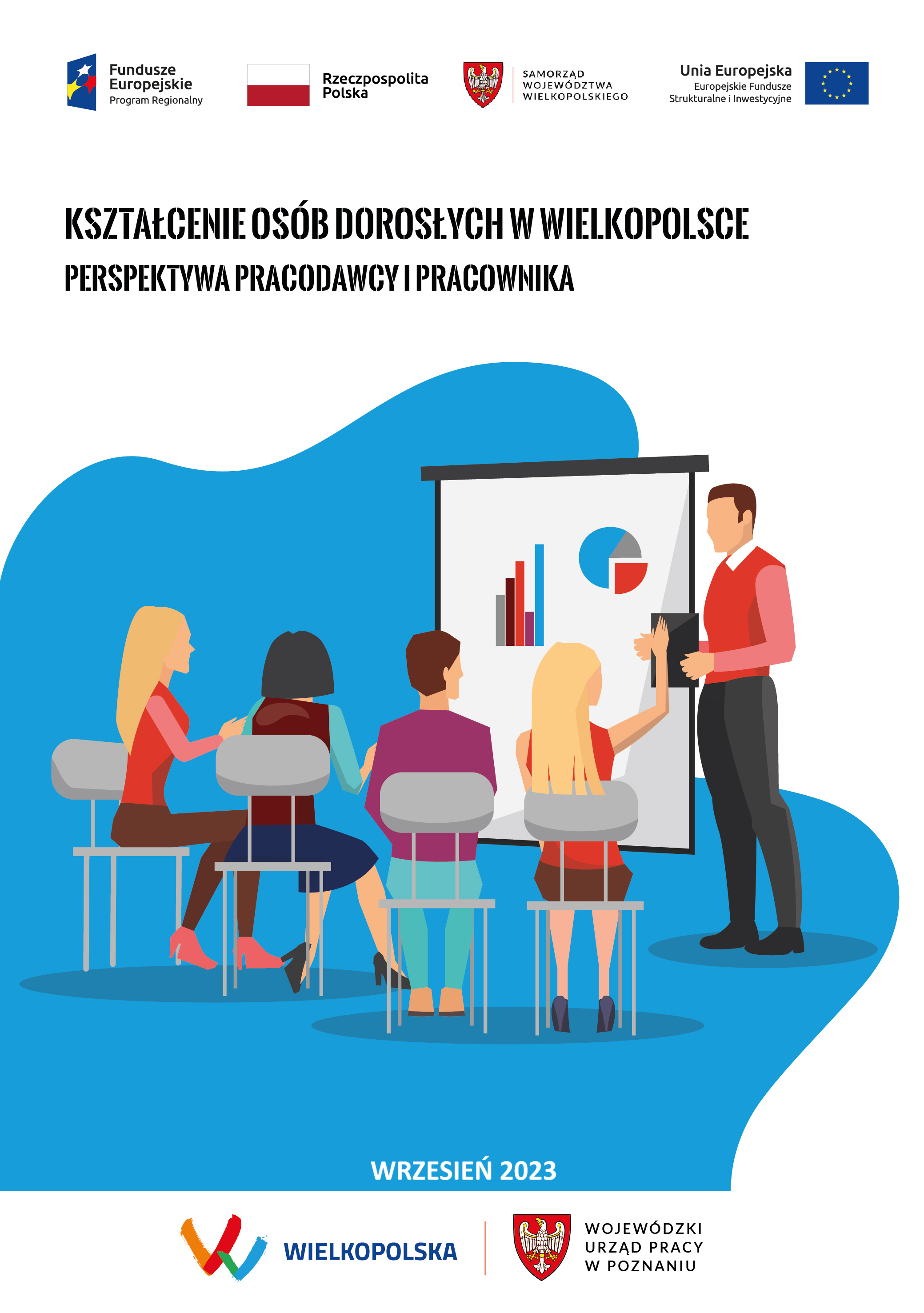 Okładka Kształcenie osób dorosłych w Wielkopolsce - perspektywa pracodawcy i pracownika